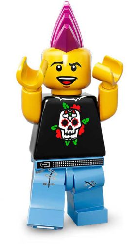 COL04-4 LEGO® Minifigurák 4. sorozat Punk Rocker