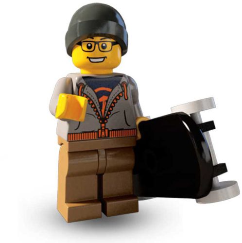 COL04-9 LEGO® Minifigurák 4. sorozat Gördeszkás