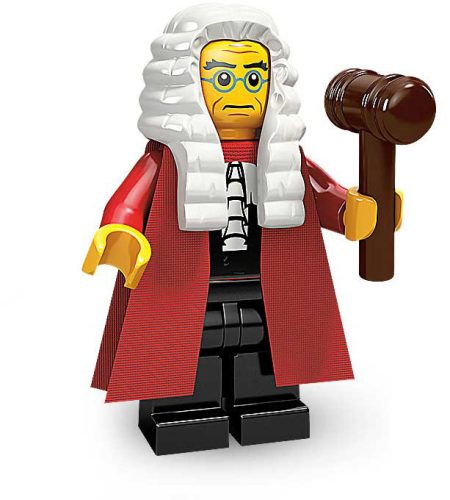 COL09-10 LEGO® Minifigurák 9. sorozat Bíró