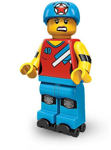 COL09-8 LEGO® Minifigurák 9. sorozat Görkorcsolya versenyző lány