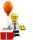 COL18-16 LEGO® Minifigurák 18. sorozat Születésnapi zsúrozó fiú