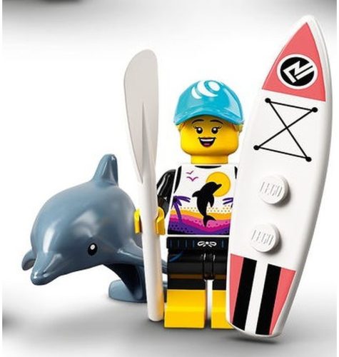 COL21-1 LEGO® Minifigurák 21. sorozat Evezős szörfös