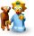 COLSIM2-4 LEGO® Minifigurák A Simpson család™ 2. sorozat Maggie Télapó segédjével
