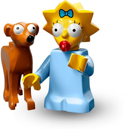 COLSIM2-4 LEGO® Minifigurák A Simpson család™ 2. sorozat Maggie Télapó segédjével