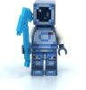 MIN037 LEGO® Minifigurák Minecraft™ Minifigura 4 - Világos kék űrruhában sötétkék sisakban