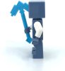 MIN037 LEGO® Minifigurák Minecraft™ Minifigura 4 - Világos kék űrruhában sötétkék sisakban