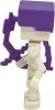 MIN065-1 LEGO® Minifigurák Minecraft™ Csontváz lila íjjal lila sisakban