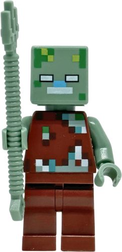 MIN088-1 LEGO® Minifigurák Minecraft™ Drowned zombie (Vízbefulladt zombi)