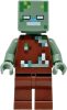 MIN088 LEGO® Minifigurák Minecraft Drowned zombie (Vízbefulladt zombi)
