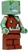 MIN088 LEGO® Minifigurák Minecraft Drowned zombie (Vízbefulladt zombi)