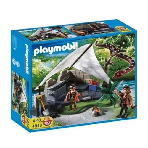Playmobil Action 4843 Kincskeresők tábora hatalmas óriáskígyóval