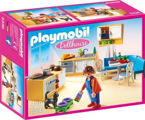 Playmobil Dollhouse 5336 Babaház - Nagy családi konyha
