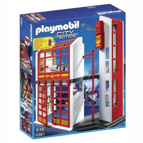 Playmobil City Action 5361 Tűzoltó parancsnokság riasztás jelzővel