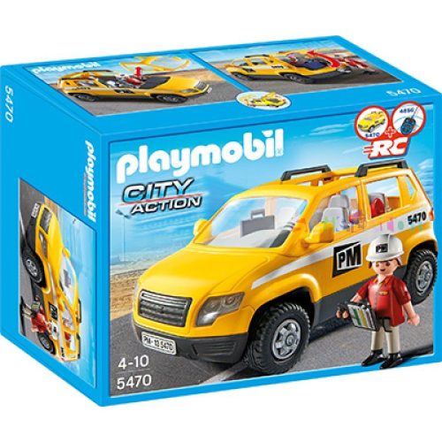 Playmobil City Action 5470 Építkezésfelügyelői személyautó