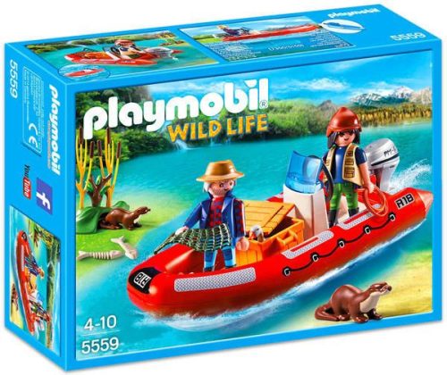 Playmobil Wild Life 5559 Vidramentő motorcsónakkal