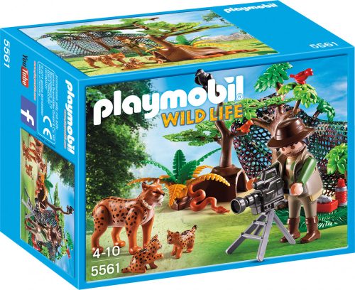 Playmobil Wild Life 5561 Hiúzcsalád és temészetfotós