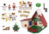 Playmobil Christmas 5976 Télapó a hófödte házikónál