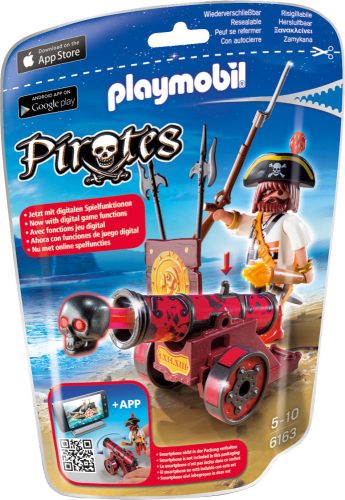 Playmobil Pirates 6163 Kalóz piros ágyúval