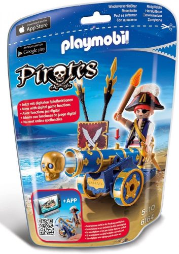 Playmobil Pirates 6164 Kalóz kék ágyúval