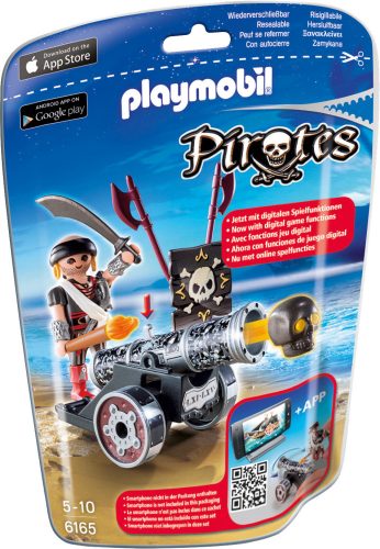 Playmobil Pirates 6165 Kalóz fekete ágyúval