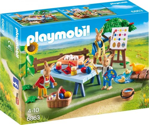 Playmobil Kiegészítők 6863 Pamacsos Frici tojásfestő sulija