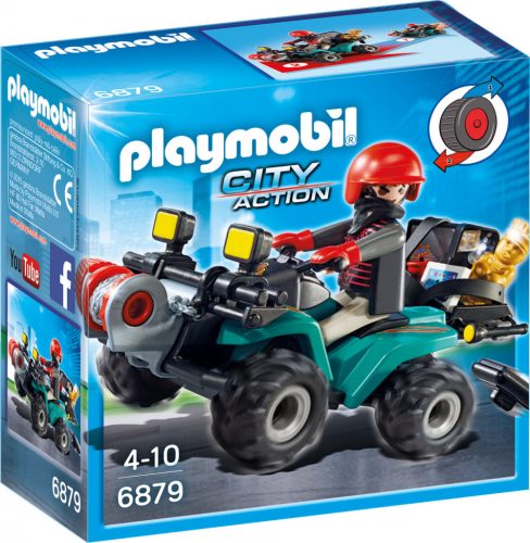 Playmobil City Action 6879 Quad csörlővel
