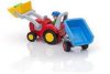 Playmobil 1.2.3 6964 Traktor utánfutóval