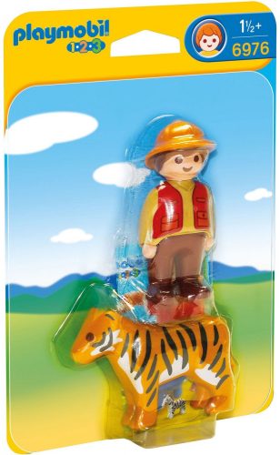 Playmobil 1.2.3 6976 Gondozó tigrissel