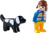 Playmobil 1.2.3 6977 Lány kiskutyával