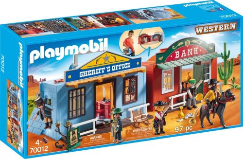 Playmobil Western 70012 Hordozható western város