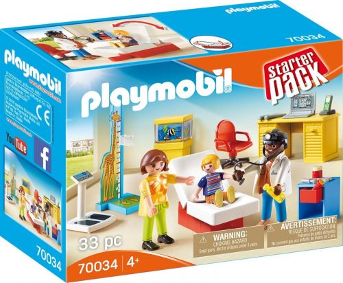 Playmobil City Life 70034 Gyerekorvos - kezdő csomag