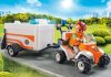 Playmobil City Life 70053 Mentő quad utánfutóval