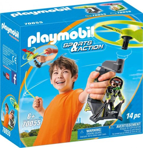 Playmobil Sports & Action 70055 Titkos ügynok kirántható repülő