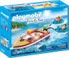 Playmobil Family Fun 70091 Motorcsónak vizi fánkokkal