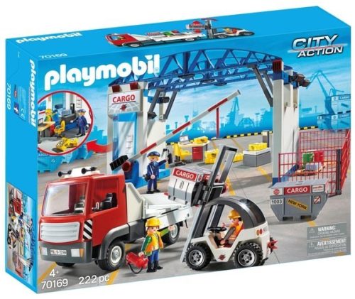 Playmobil City Action 70169 Reptéri tehercsarnok