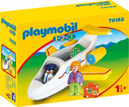 Playmobil 1.2.3 70185 Utasszállító repülőgép