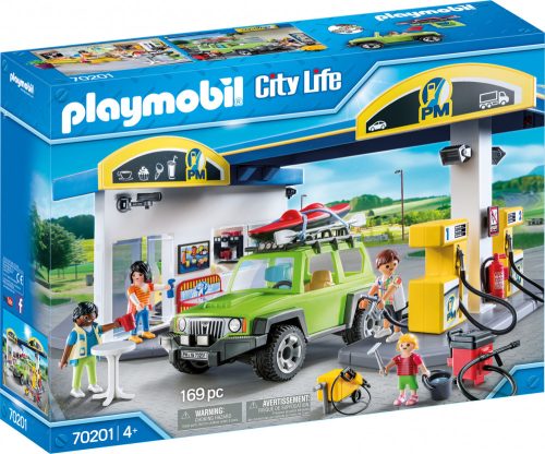 Playmobil City Life 70201 Nagy benzinkút