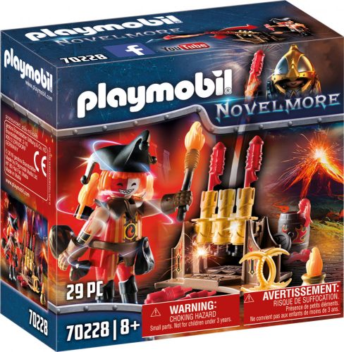 Playmobil Novelmore 70228 Burnham Raiders: Tűzijáték és a tűzmester