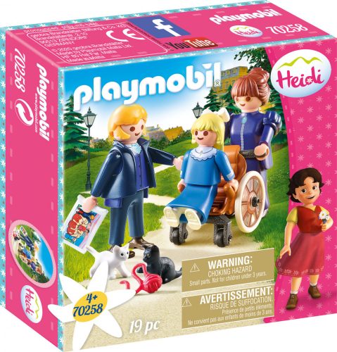 Playmobil Heidi 70258 Clara apjával és Miss Rottenmeierrel