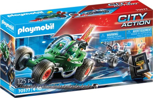 Playmobil City Action 70577 Rendőrségi gokart: Széfrabló nyomában