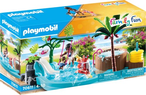 Playmobil Family Fun 70611 Gyerekmedence Pezsgőfüdővel