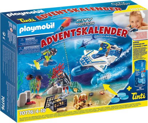 Playmobil City Action 70776 Rendőrbúvár adventi naptár 2021