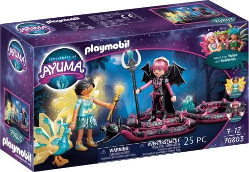 Playmobil Ayuma 70803 Crystal Fairy és Bat Fairy lélekállattal