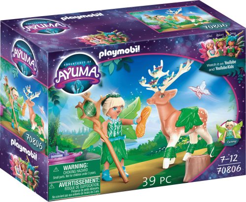 Playmobil Ayuma 70806 Forest Fairy lélekállattal