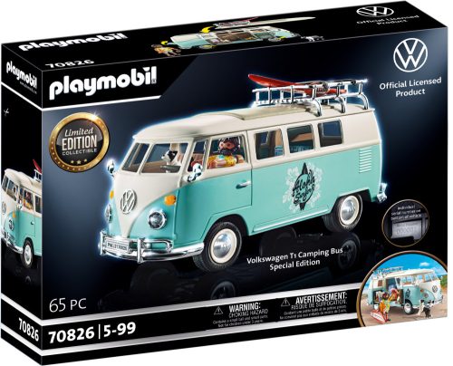 Playmobil Volkswagen 70826 Volkswagen T1 Camping Bus - Speciális Kiadás