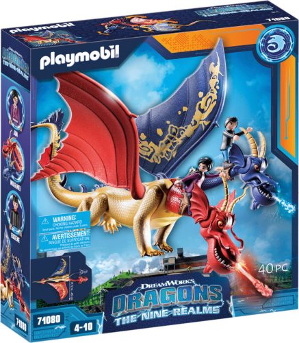 Playmobil Dragons Nine Realms 71080 Wu és Wei Junnal