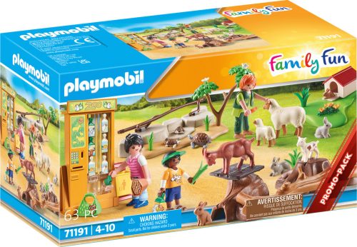 Playmobil Family Fun 71191 Állatsimogató