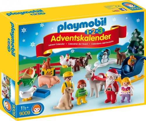 Playmobil Kiegészítők 9009 Adventi naptár - Háztáji állatkák karácsonya