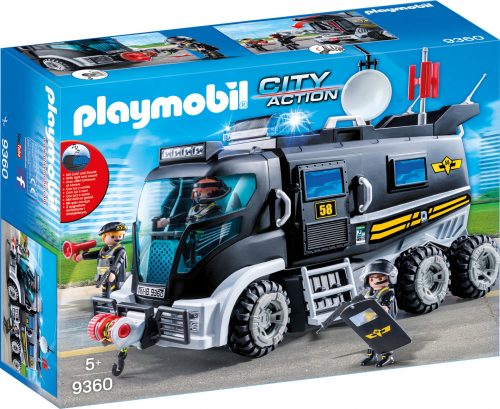 Playmobil City Action 9360 Rendőrségi rohamkocsi hanggal és fénnyel