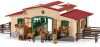 Schleich® Farm World 42195 Lóistálló lovakkal és kiegészítőkkel